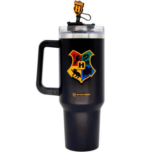COPO TÉRMICO TUMBLER COM CANUDO -  HARRY POTTER 