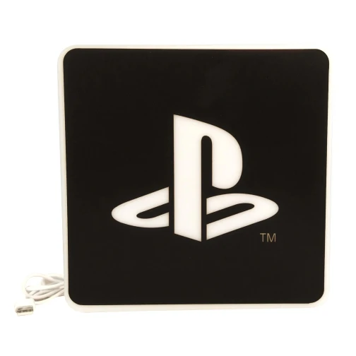 Luminária Led Usb Playstation Logo Branco