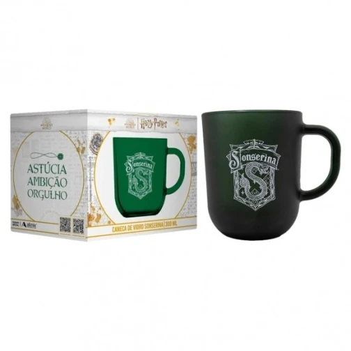 Caneca Sonserina Harry Potter 
