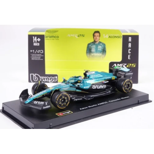 Formula 1 Aston Martin AMR25 F Alonso - 1/43 - Bburago