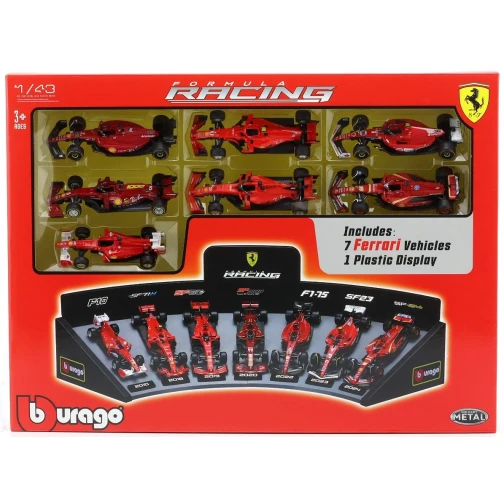Formula 1 bBburago kit 7 carros Ferrari escala 1/43