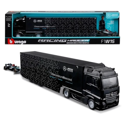 Formula 1 Bburago Caminhão transporte Fórmula 1 - Mercedes 1/43