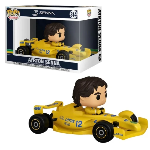 Boneco Funko Pop! Rides Deluxe Lotus - Ayrton Senna 