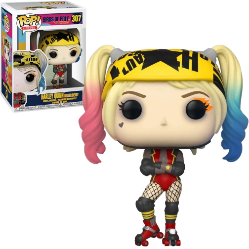 FUNKO POP HEROES BIRDS OF PREY - ARLEQUINA ROLLER DERBY 307