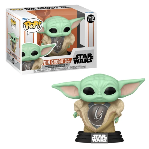 FUNKO POP DELUXE STAR WARS THE MANDALORIAN - DIN GROGU WITH ARMOR 712 