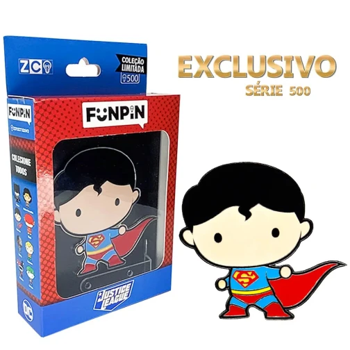 FUNPIN SUPER-HOMEM - DC COMICS 