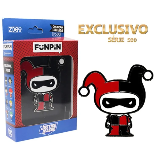 FUNPIN ARLEQUINA - DC COMICS